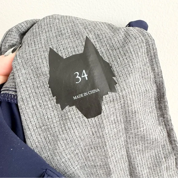 Greyson Montauk Joggers Navy Performance Golf Pants Size 34 - Picture 6 of 8